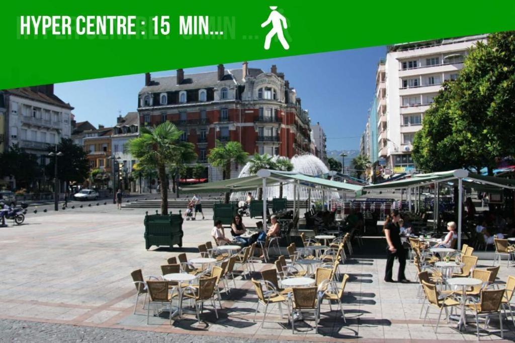 Le Zen -Studio Tout Equipe- Wifi Fibre- Centre Ville Avec Parking Tarbes Dış mekan fotoğraf
