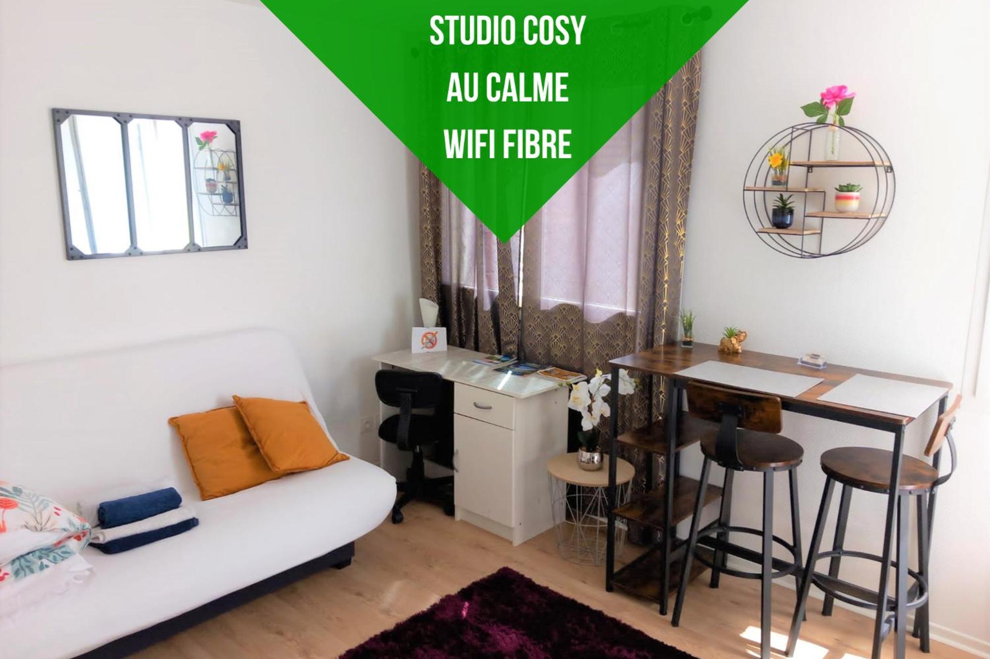 Le Zen -Studio Tout Equipe- Wifi Fibre- Centre Ville Avec Parking Tarbes Dış mekan fotoğraf