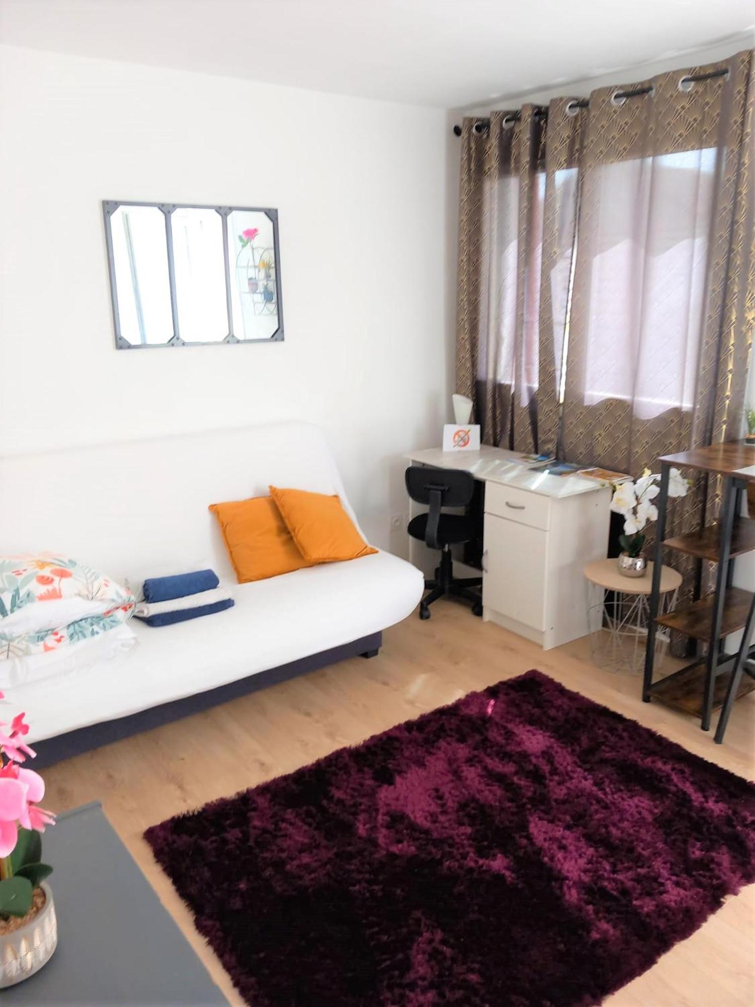 Le Zen -Studio Tout Equipe- Wifi Fibre- Centre Ville Avec Parking Tarbes Dış mekan fotoğraf