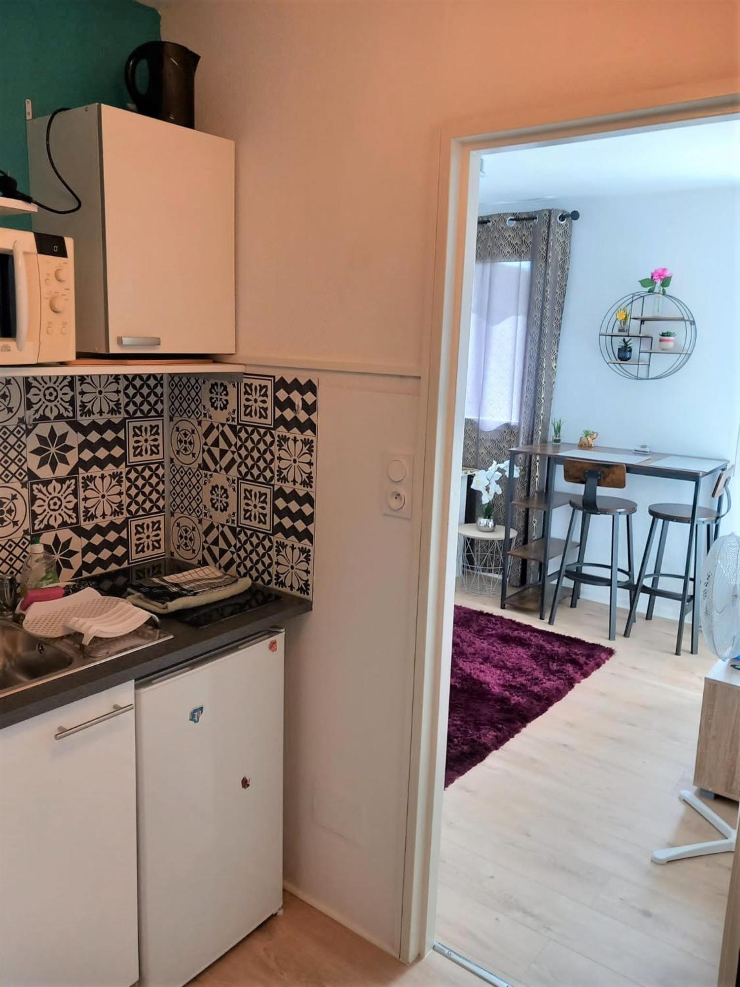 Le Zen -Studio Tout Equipe- Wifi Fibre- Centre Ville Avec Parking Tarbes Dış mekan fotoğraf